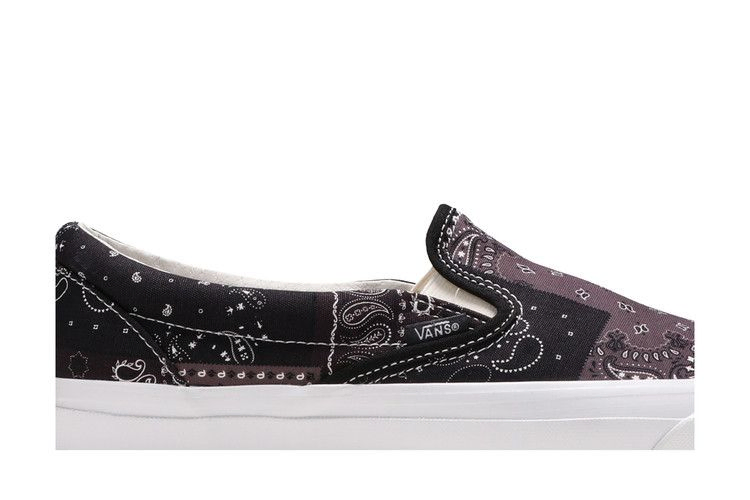 Кроссовки Vans Kith x Vault OG Classic Slip-On LX 'Bandana - Moonless Night'