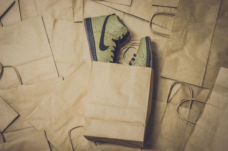 Кроссовки Nike SB Dunk High 'Brown Paper Bag'