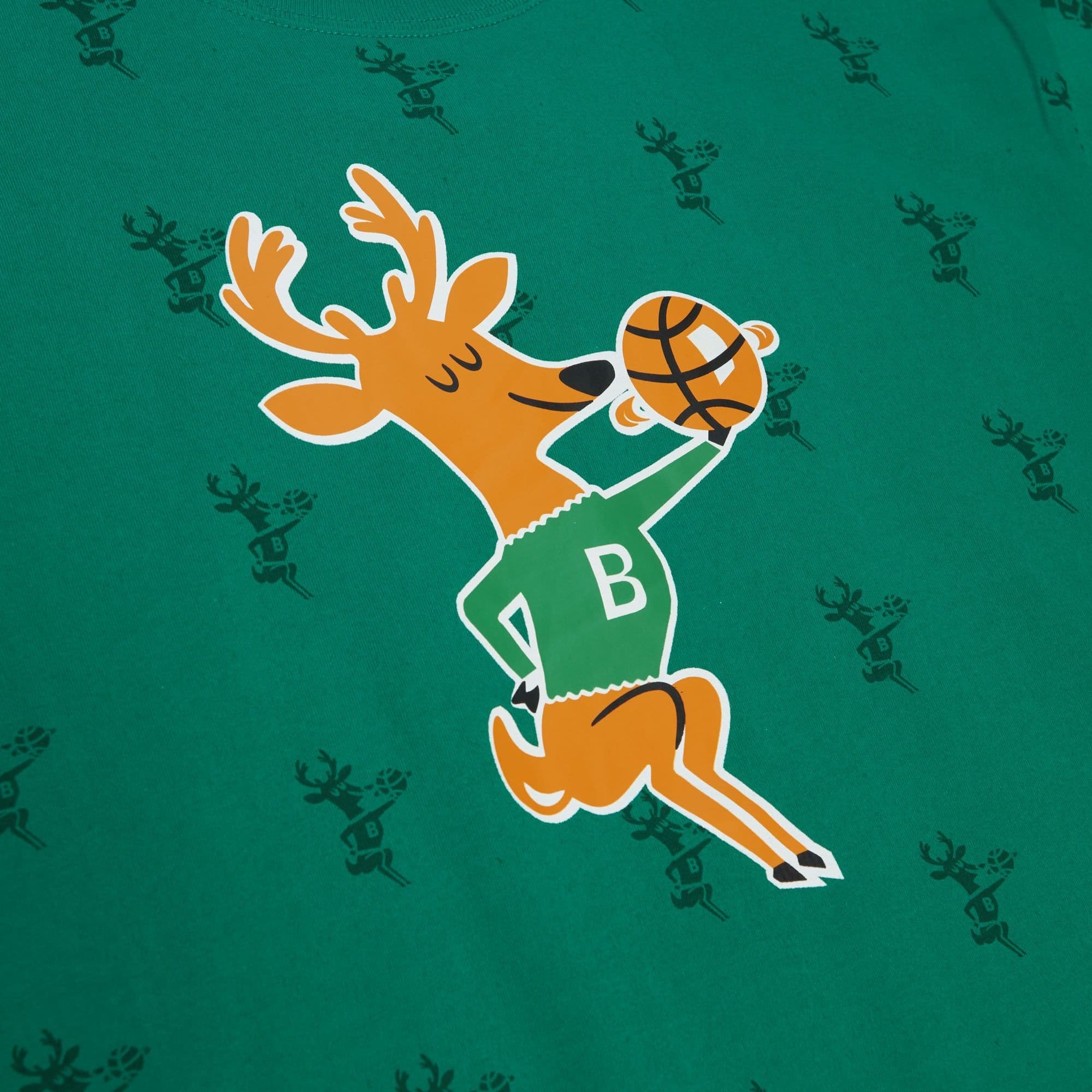 Футболка Mitchell & Ness AOP SS Top Milwaukee Bucks
