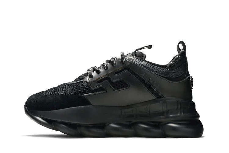 Кроссовки Versace Chain Reaction 'Triple Black'