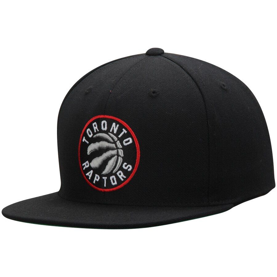 Снепбэк Raptors Mitchell & Ness Wool Solid Snapback Black