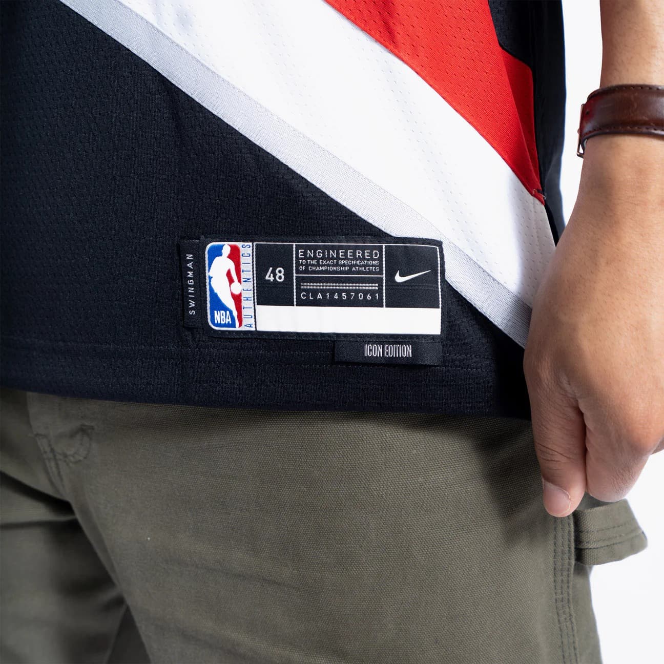 Баскетбольная джерси 2023-24 Portland Trail Blazers Damian Lillard #0 Swingman Icon Edition Black Jersey