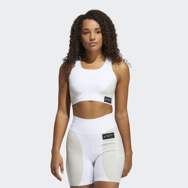 Спортивный топ adidas Pharrell Williams 18GG Bra White