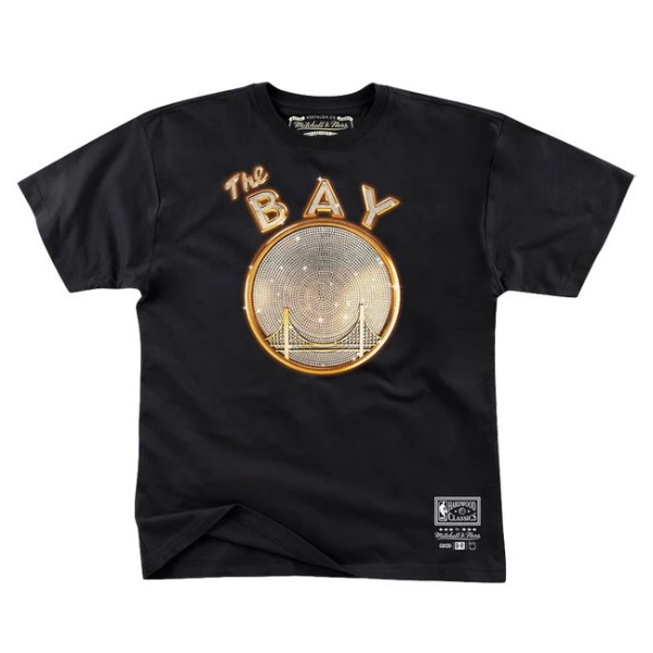 Футболка Mitchell & Ness x E-40 x Golden State Warriors T-Shirt Black