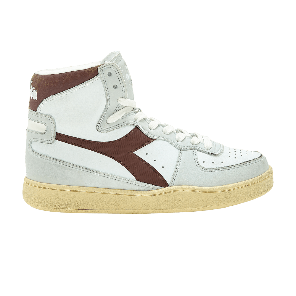 Кроссовки Diadora Mi Basket Used 'White Decadent Chocolate'