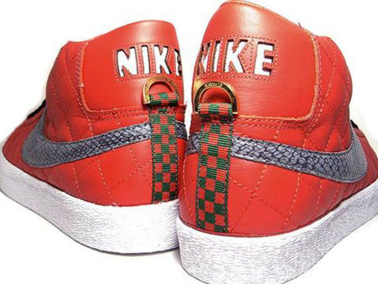 Кроссовки Nike Supreme x Blazer SB 'Varsity Red'