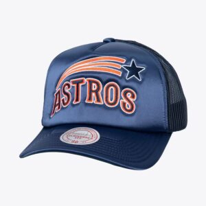 Mitchell-Ness-Navy-Houston-Astros-Satin-Trucker-Snapback-Hat-300x300