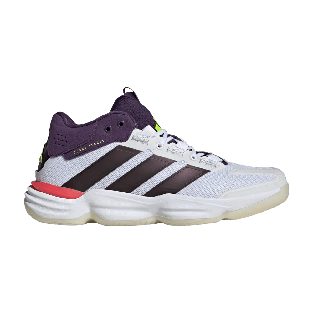 Кроссовки adidas Court Stabil 'White Aurora Metallic Plum'