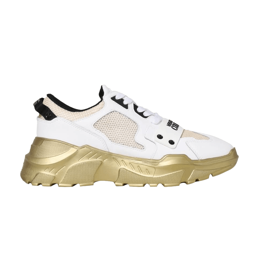 Кроссовки Versace Chunky Logo Sneaker 'White Gold'