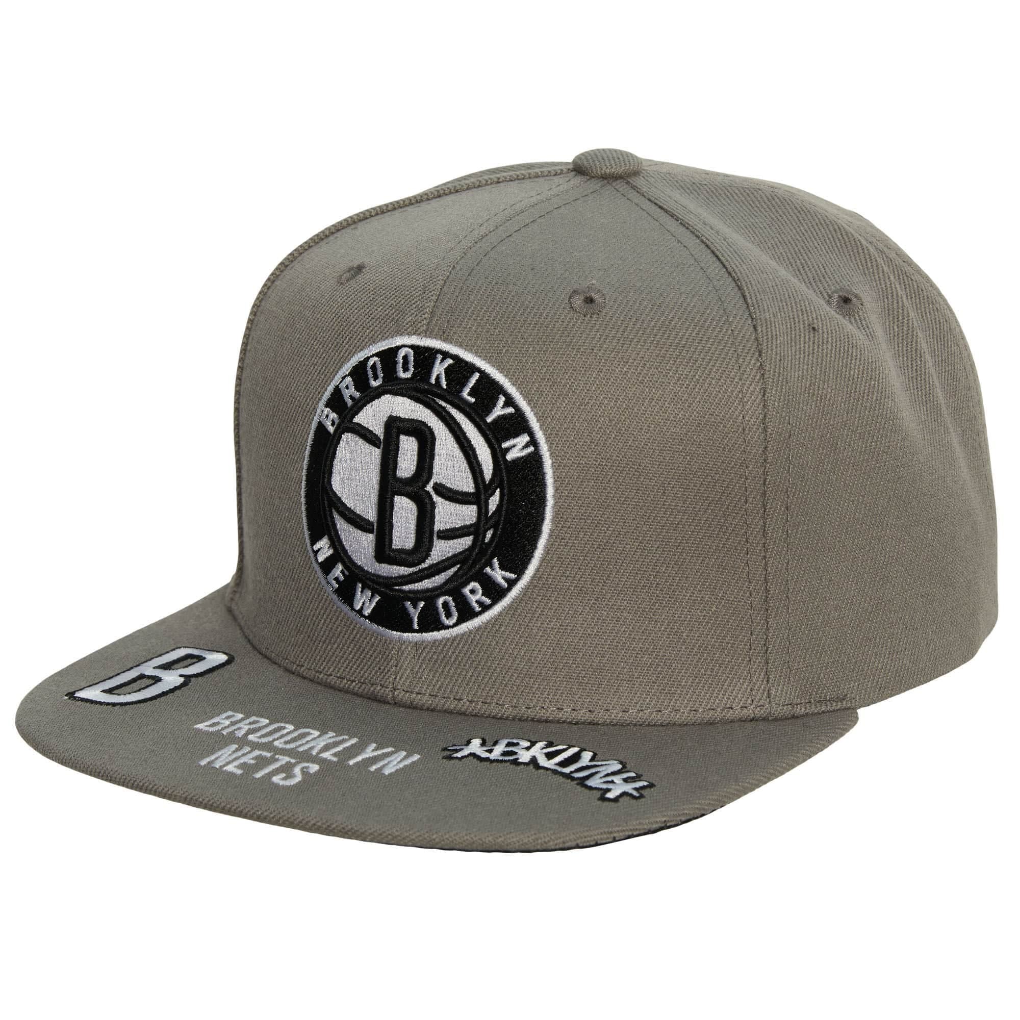 Бейсболка Mitchell & Ness Front Face Snapback Brooklyn Nets Hat