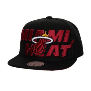 Mitchell-Ness-Full-Frontal-Snapback-Miami-Heat-Hat-300x300