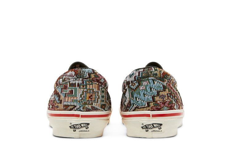 Кроссовки Vans Nigel Cabourn x OG Classic Slip-On LX 'Carpet Green Mix'