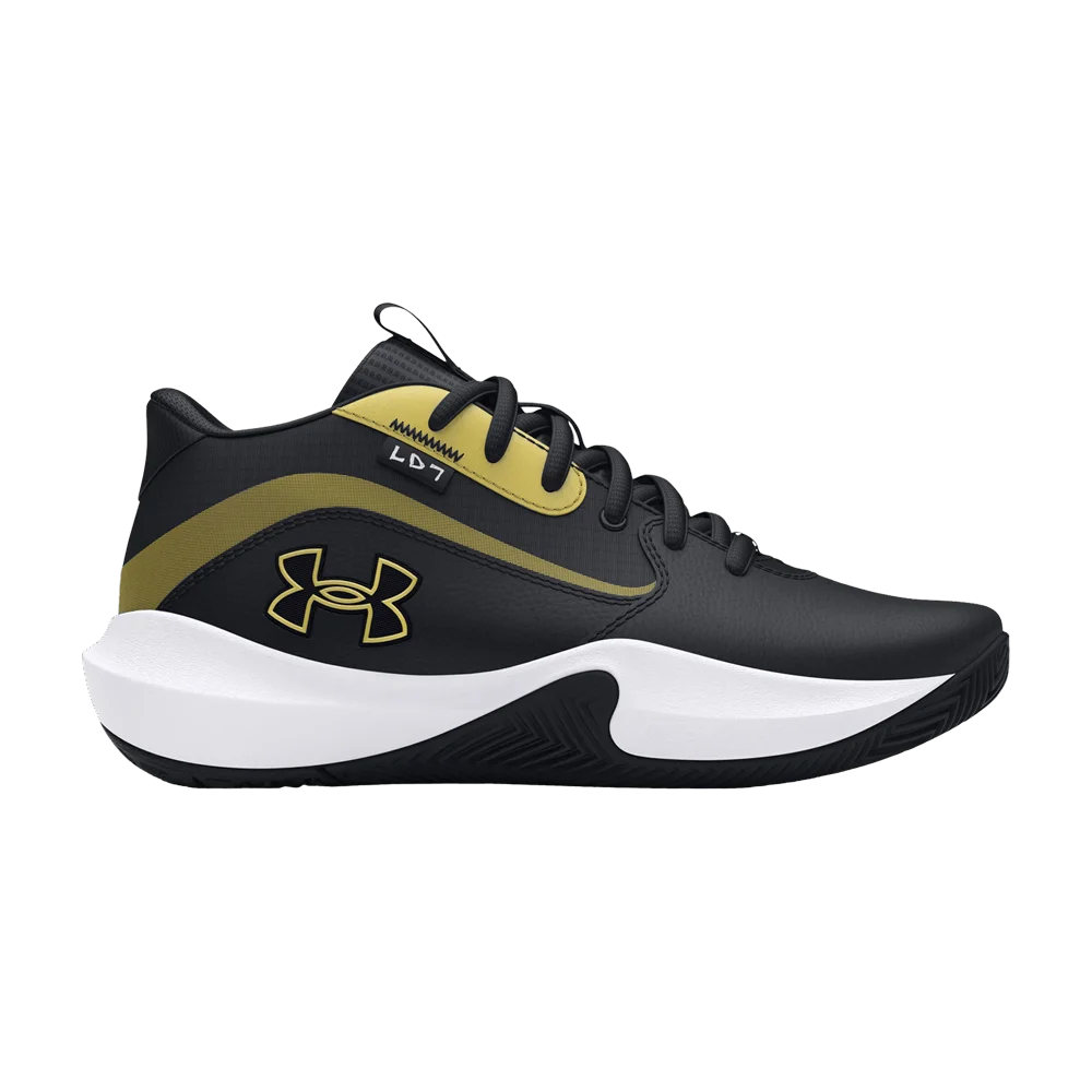 Кроссовки Under Armour Lockdown 7 GS 'Black Metallic Gold'
