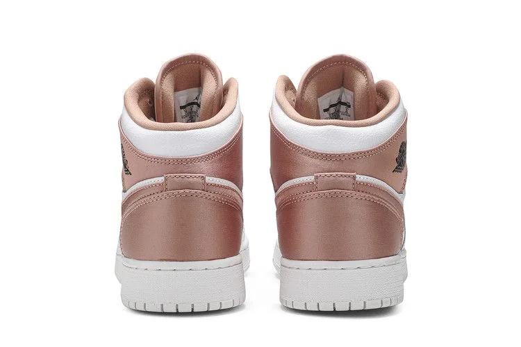 Кроссовки Air Jordan 1 Mid GS 'White Rose Gold'