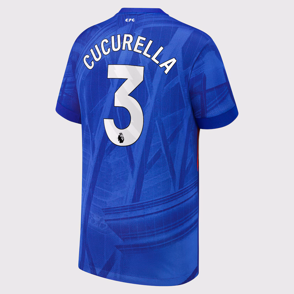 Детское футбольное джерси Chelsea Nike Home Stadium Shirt 2025-26 - Kids with Cucurella 3