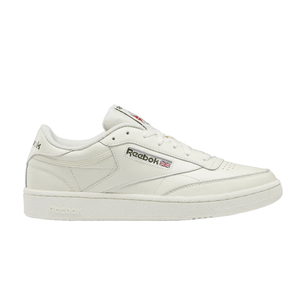 Krossovki-Reebok-Club-C-85-Chalk-Hunter-Green