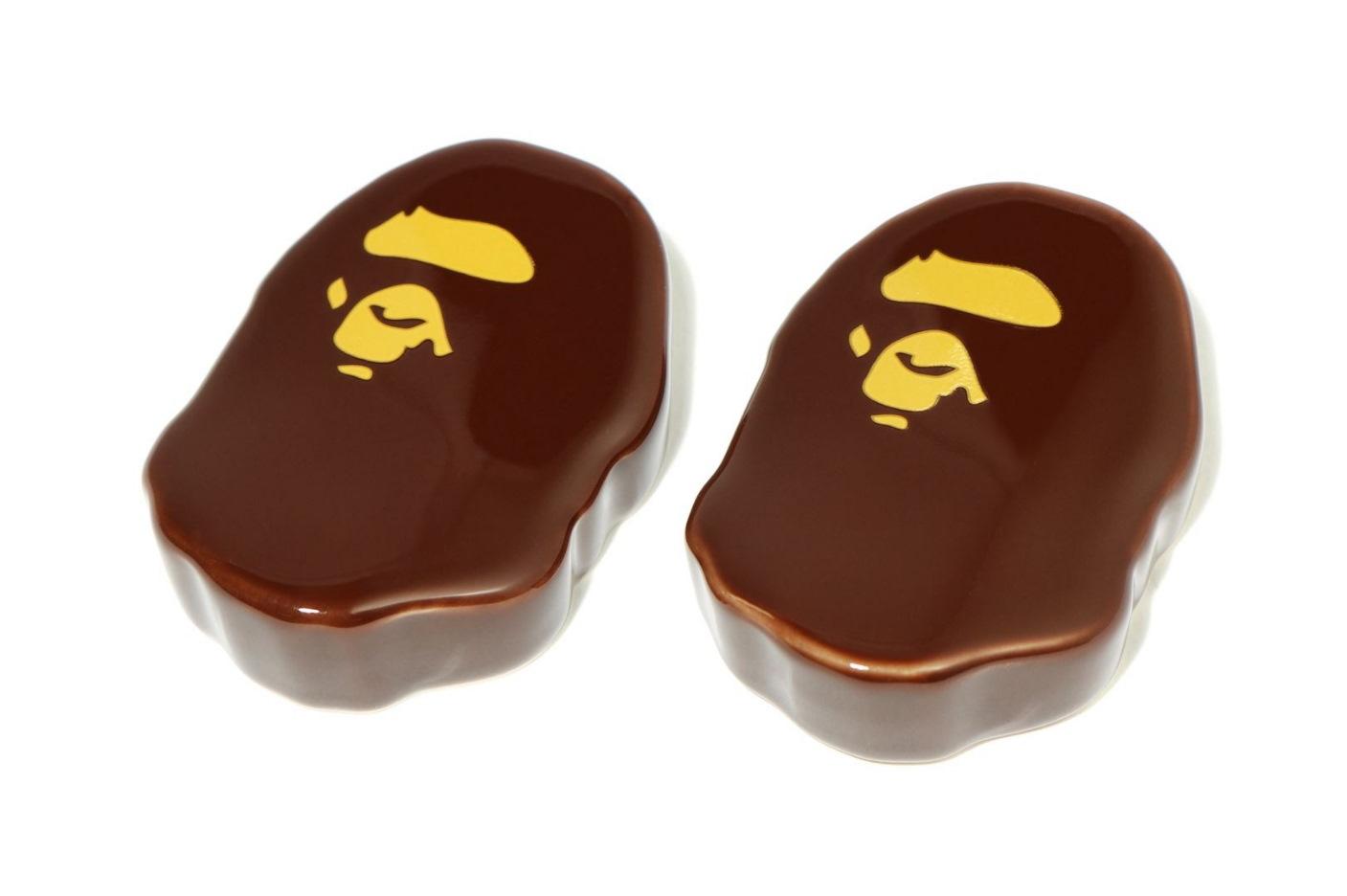 Подставка для палочек BAPE Ape Head Chopstick Rest Place Brown
