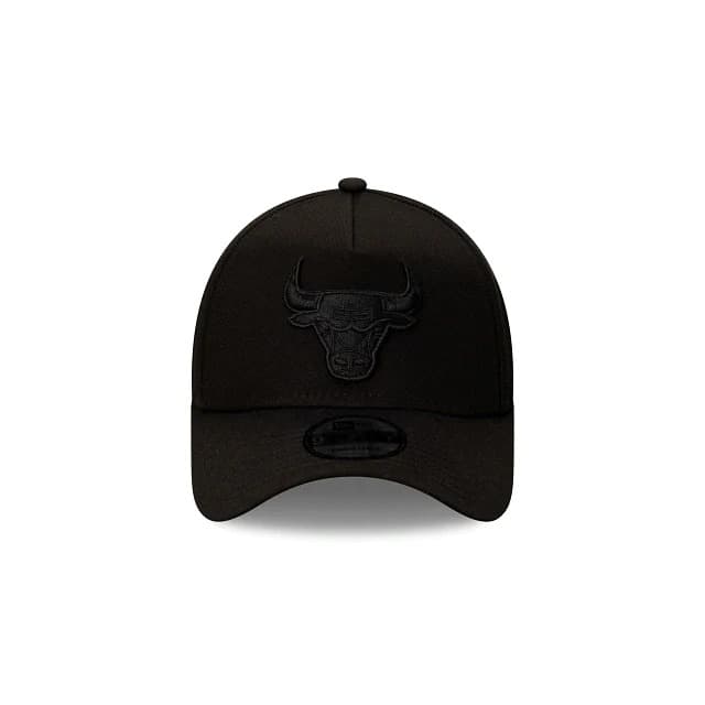 Бейсболка New Era Chicago Bulls All-Black 9FORTY A-Frame NBA Snapback Hat