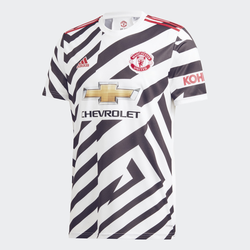Футболка adidas Manchester United Third Shirt 2020-21 Jersey White