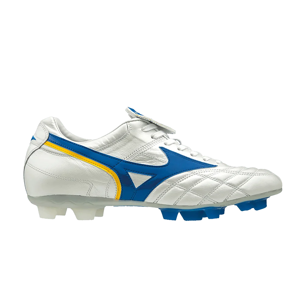 Кроссовки Mizuno Wave Cup Legend 'White Blue Yellow'