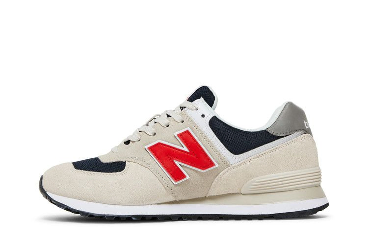 Кроссовки New Balance 574 'Beige Red Blue'
