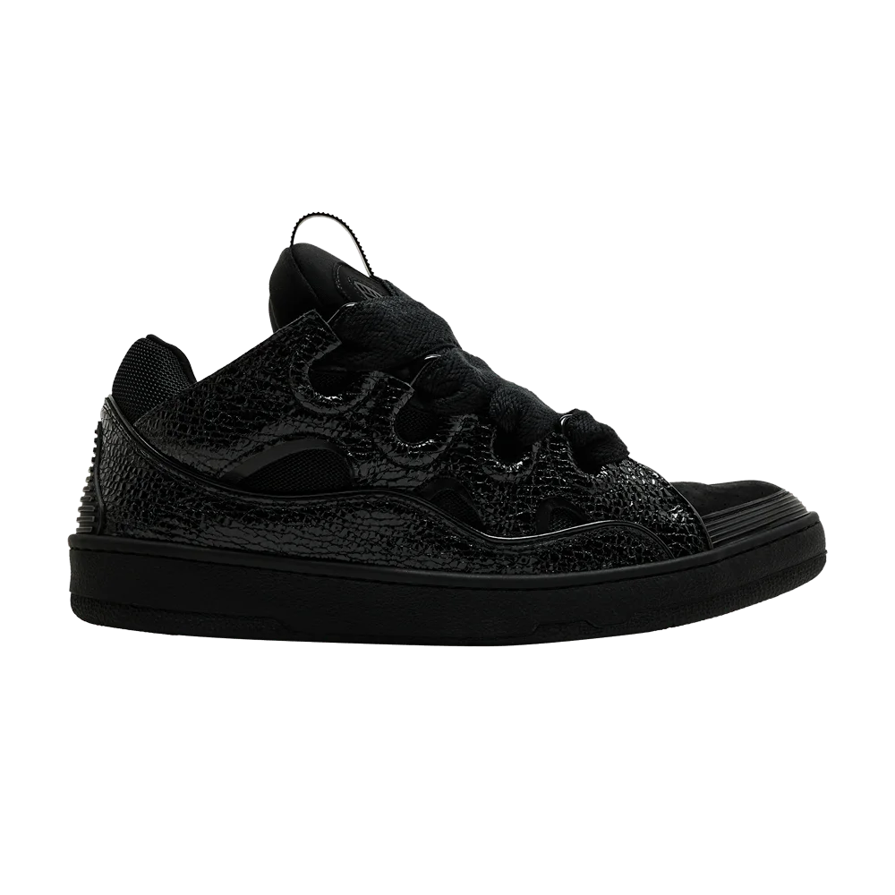 Кроссовки Lanvin Curb Sneakers 'Black Crinkled'