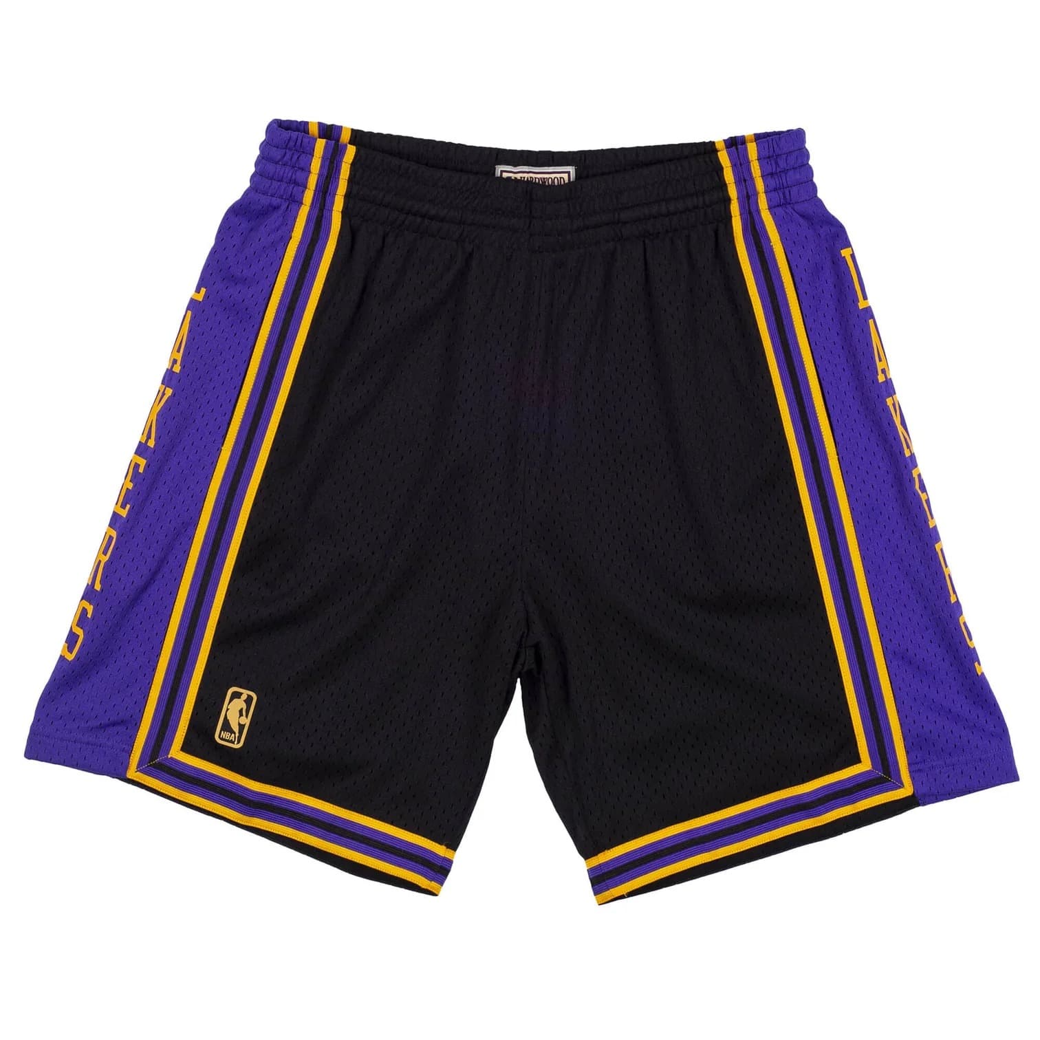 Mitchell-Ness-Los-Angeles-Lakers-1996-97-Hardwood-Classics-Throwback-Reload-Swingman-NBA-Shorts-7