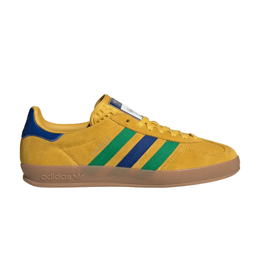 Кроссовки adidas Gazelle Indoor 'Eqt Yellow Collegiate Royal Green'