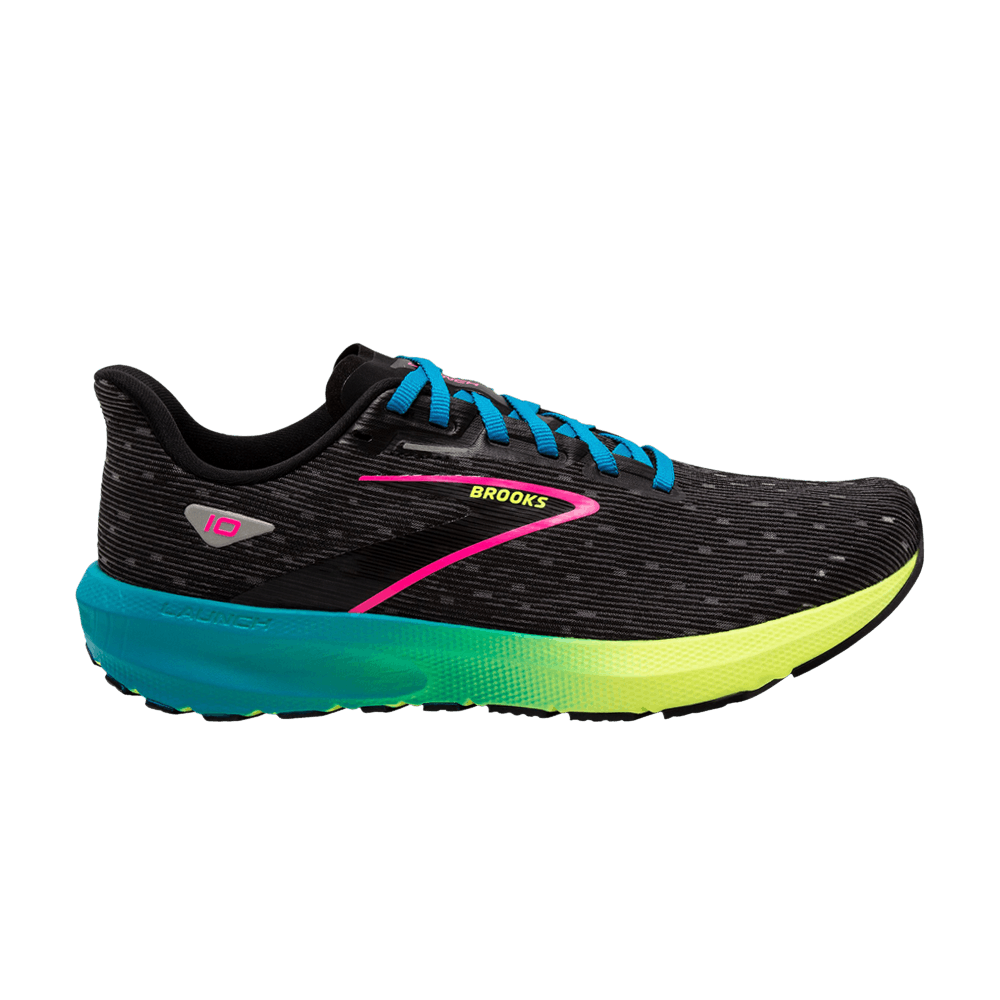 Кроссовки Brooks Wmns Launch 10 'Black Nightlife Blue'