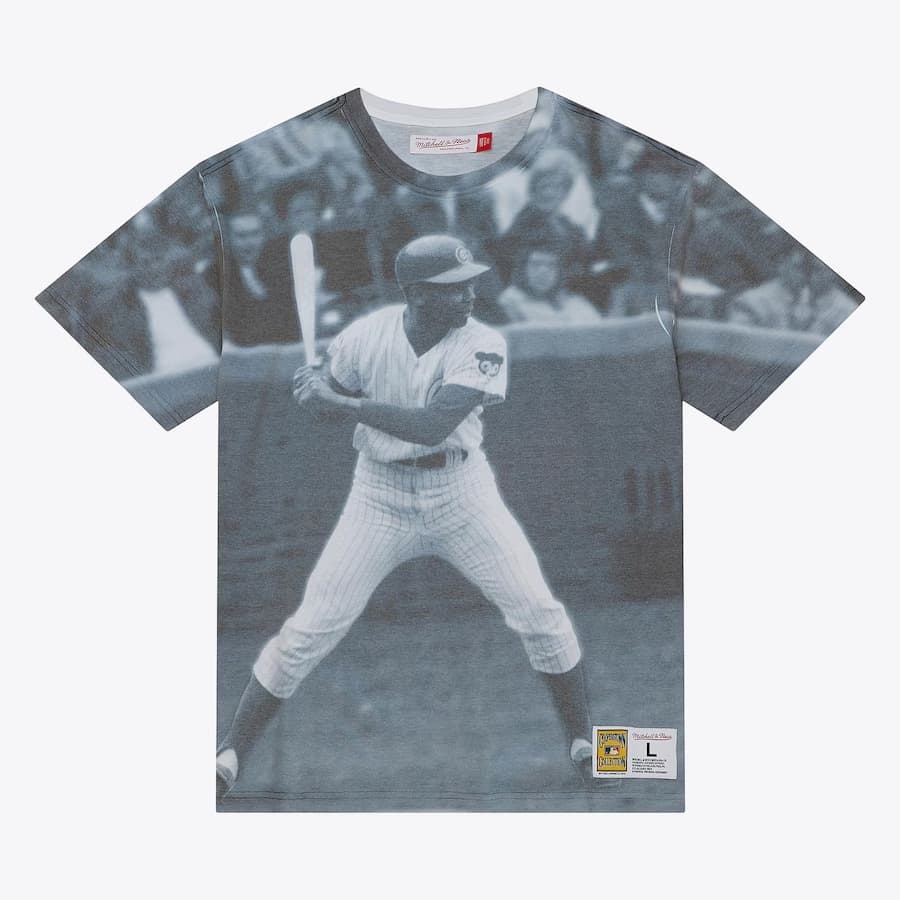Футболка Mitchell & Ness Ernie Banks Chicago Cubs Cooperstown Collection Highlight Player T-Shirt