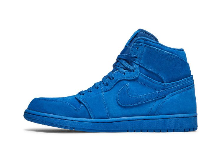 Кроссовки Air Jordan 1 Retro High 'Blue Suede'