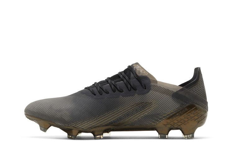 Кроссовки Adidas X Ghosted.1 FG 'Black Metallic Gold Melange'