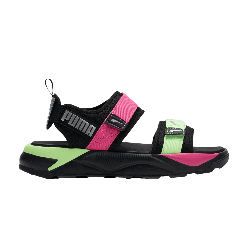 Puma Wmns RS-Sandal 'Glow in the Dark - Black Pink Lime'