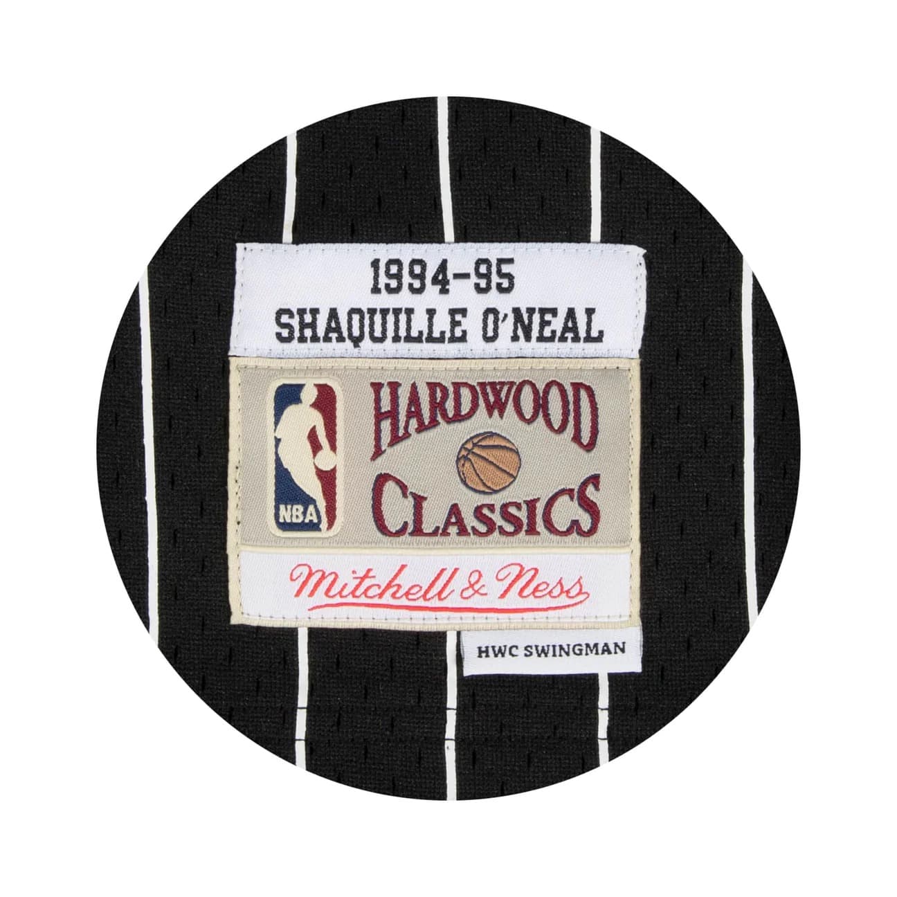 1994-95-Orlando-Magic-Shaquille-ONeal-32-Swingman-Hardwood-Classics-Black-Pinstripes-Jersey-12