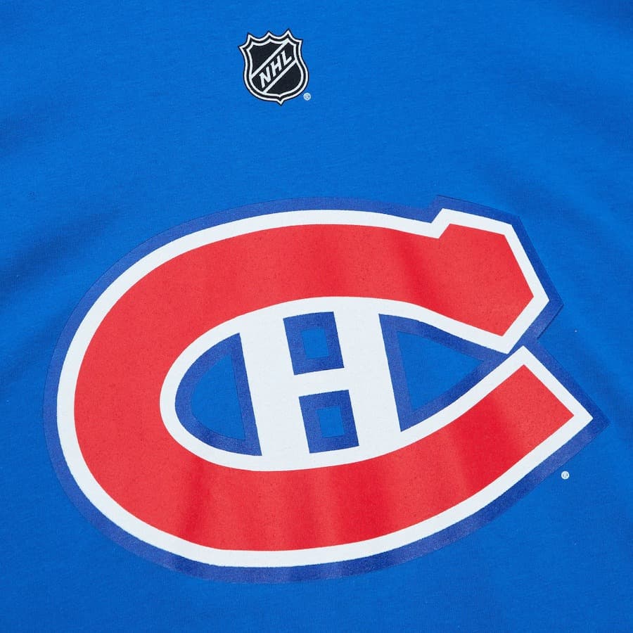 Футболка Mitchell & Ness Patrick Roy Blue Montreal Canadiens Name & Number T-Shirt