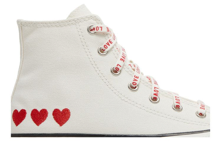 Кроссовки Converse Chuck Taylor All Star High GS 'Embroidered Hearts'