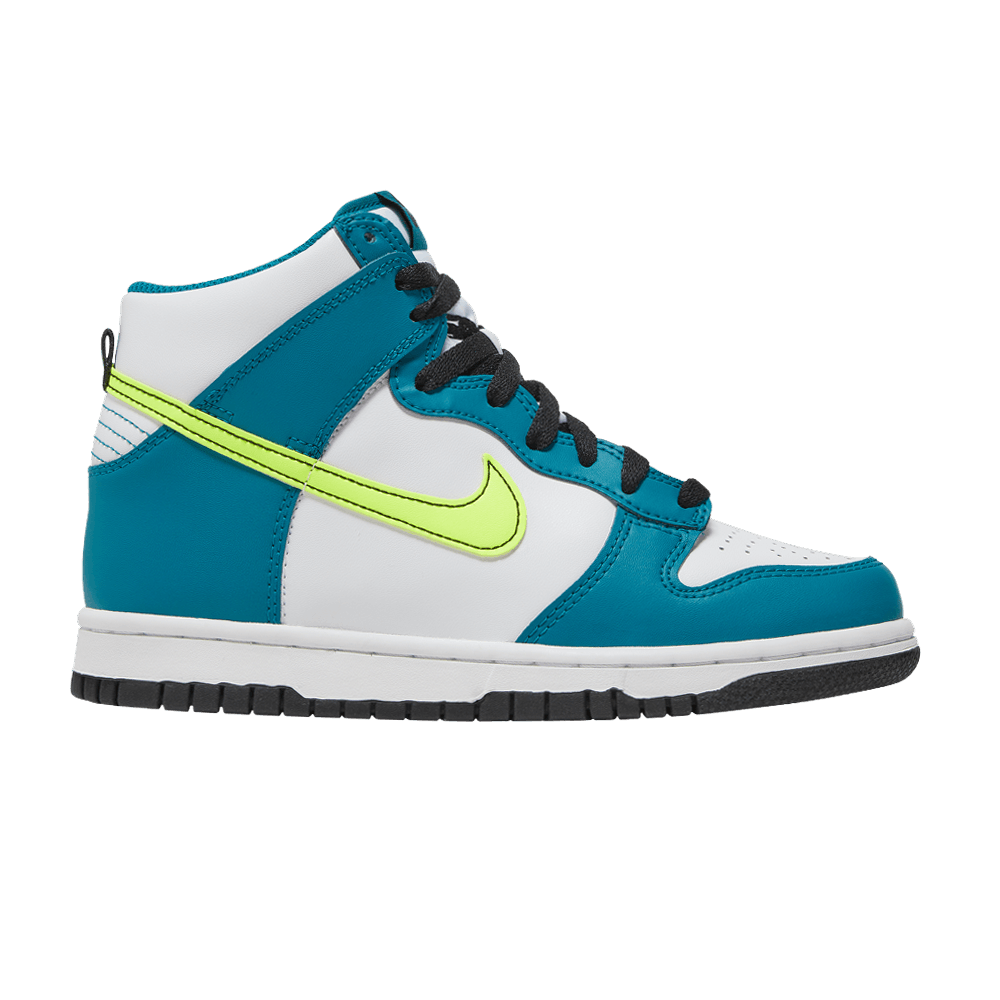 Кроссовки Nike Dunk High GS 'Bright Spruce Volt'