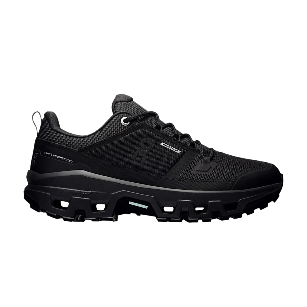 Кроссовки ON Wmns Cloudrock Low Waterproof 'Triple Black'