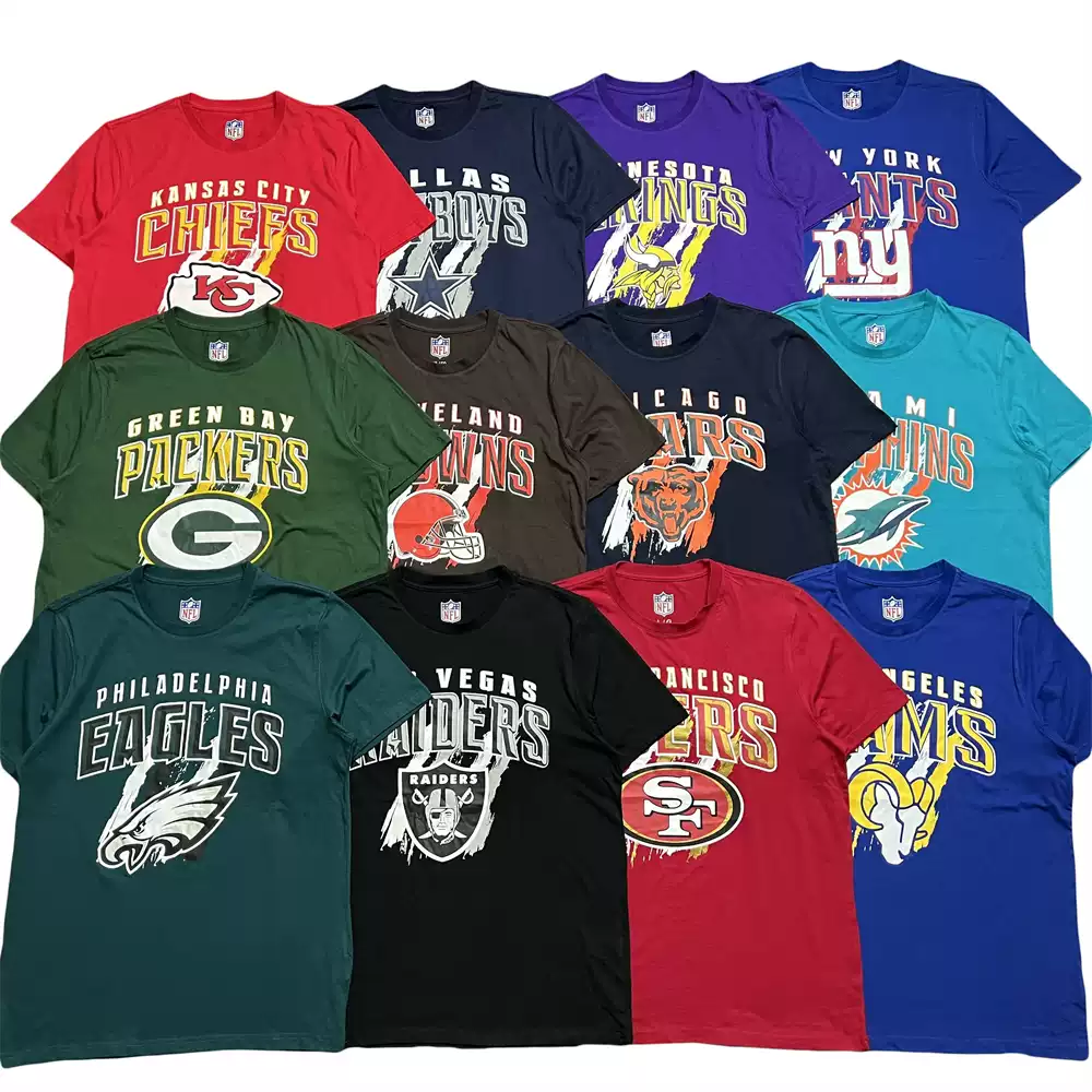 Спортивная футболка singles rugby fan style retro cotton short sleeve men's NFL