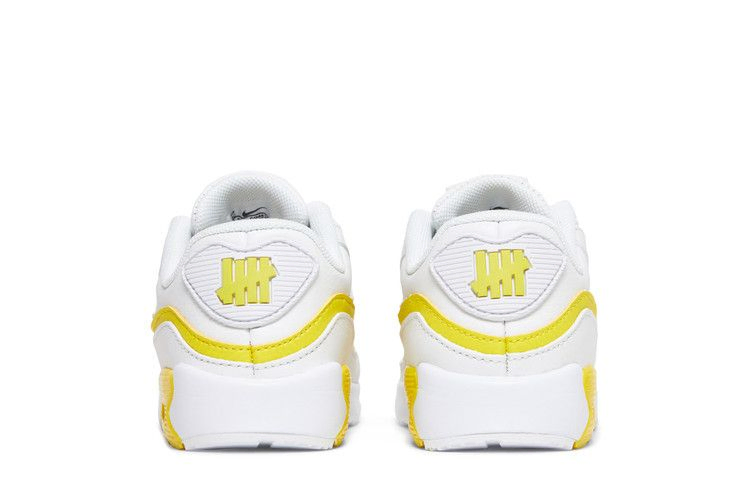 Кроссовки Undefeated x Nike Air Max 90 BT 'White Optic Yellow'