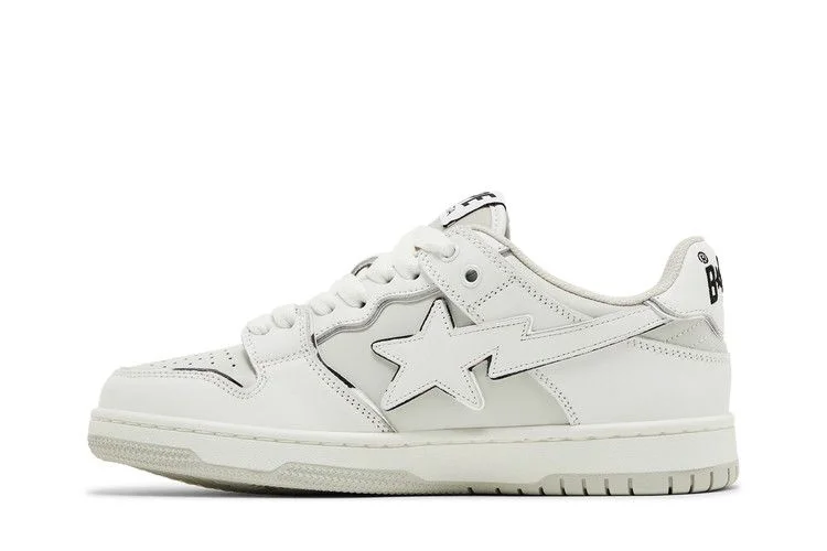 Кроссовки BAPE Wmns Sk8 Sta #3 L 'White Silver'