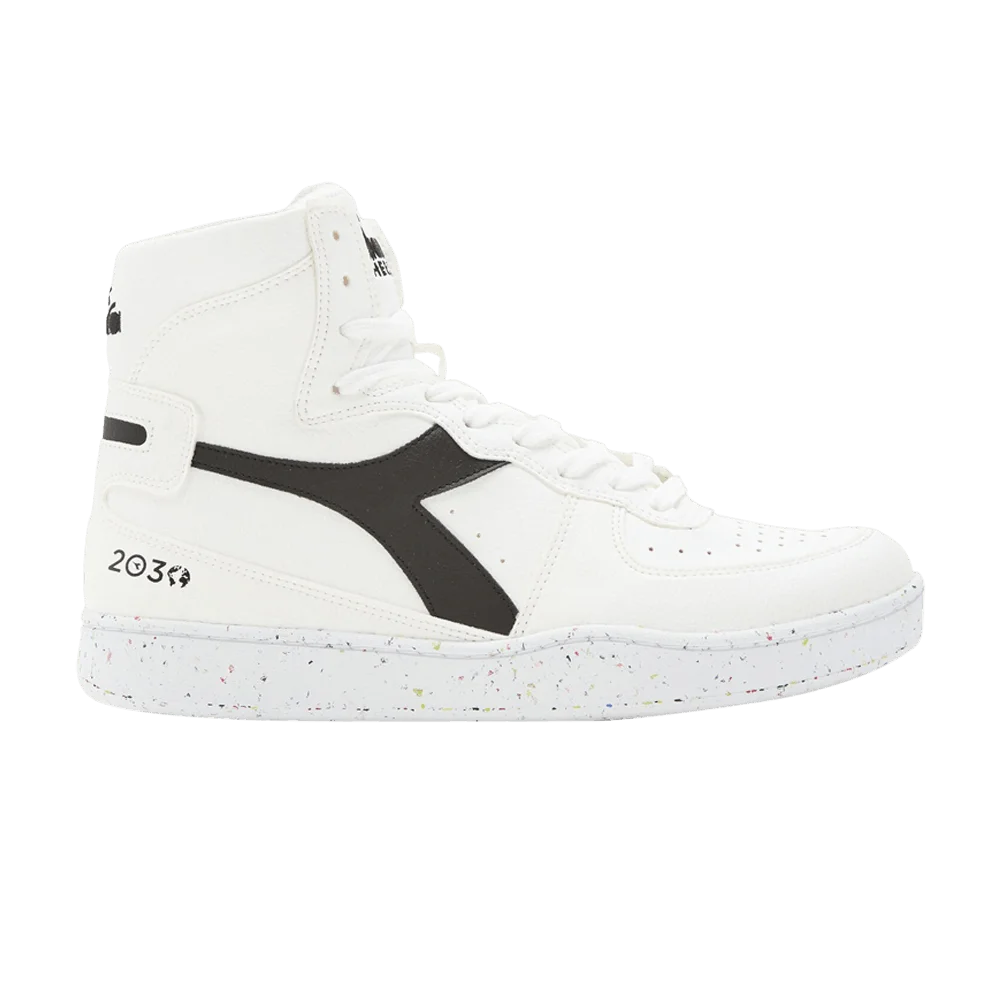 Кроссовки Diadora Mi Basket 2030 'White Black'