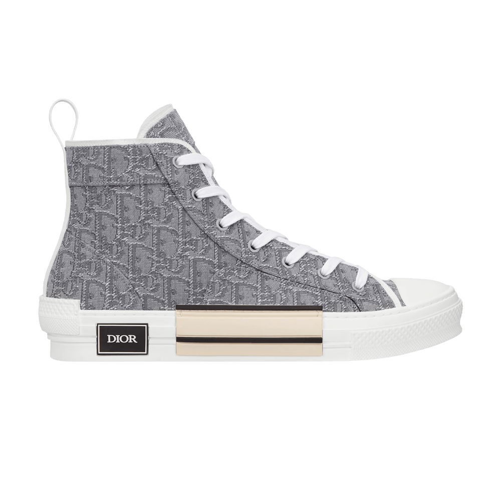 Кроссовки Dior B23 High 'Dior Oblique - Ruthenium'