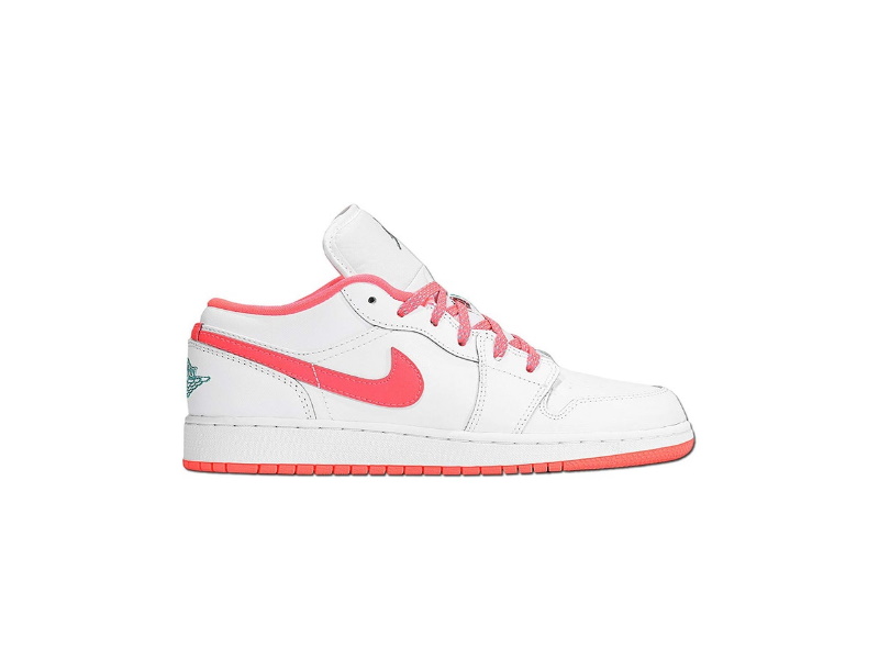 Кроссовки Air Jordan 1 Low White Hot Lava GS