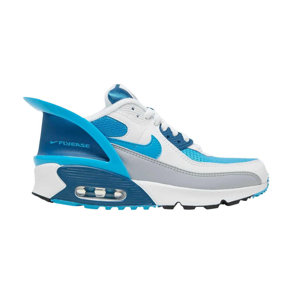 Krossovki-Nike-Air-Max-90-FlyEase-GS-White-Industrial-Blue