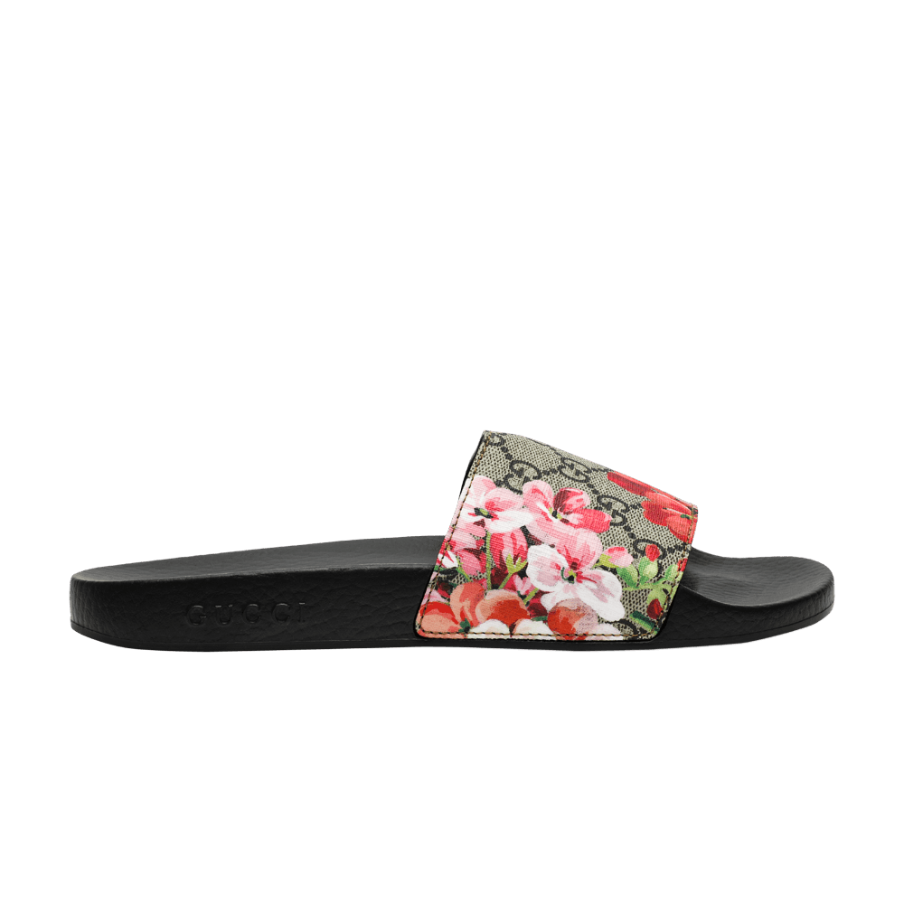 Сланцы Gucci Wmns GG Supreme Slide 'Blooms'