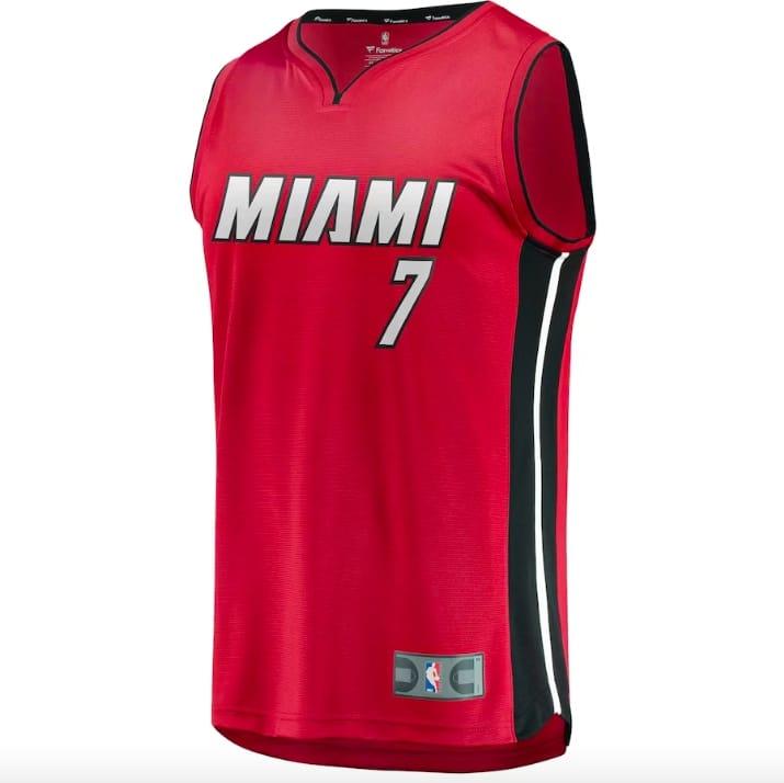 Баскетбольная джерси 2022-23 Miami Heat #7 Kyle Lowry Fast Break Statement Red Jersey
