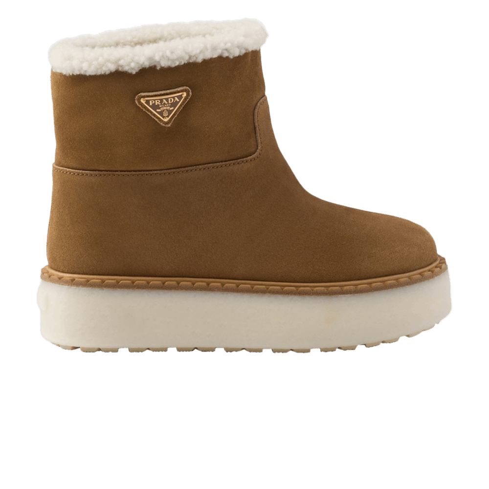 Кроссовки Prada Wmns Suede Booties 'Cinnamon'