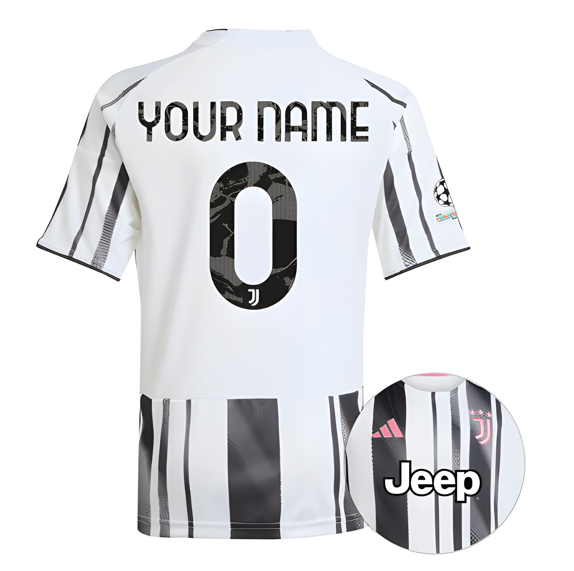 Детское футбольное джерси JUVENTUS home jersey 25/26 CUSTOM