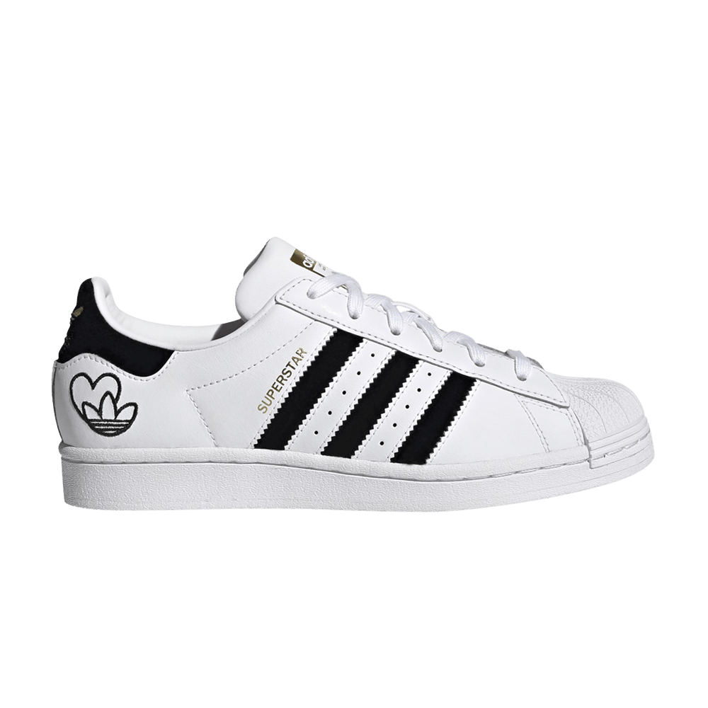 Кроссовки Adidas Wmns Superstar 'Heart Logo - White'